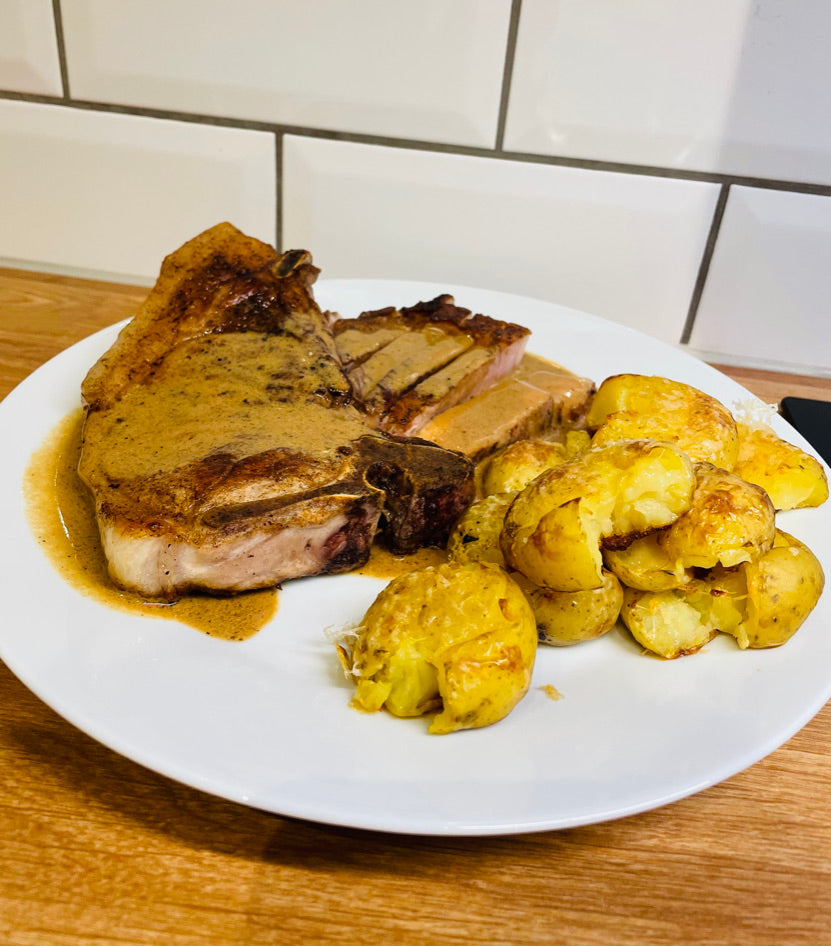Köttbutikens kotlett med ben 3 kg