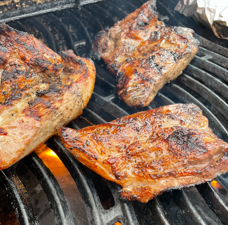 pluma på grillen