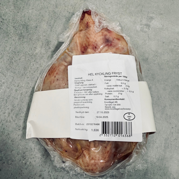 Kyckling EKO frigående utomhus