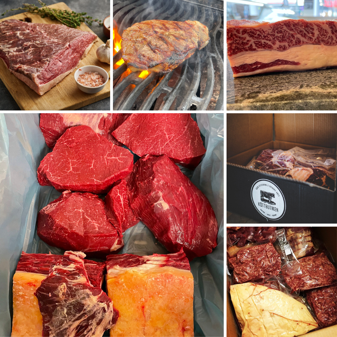 Köttbutikens köttlåda