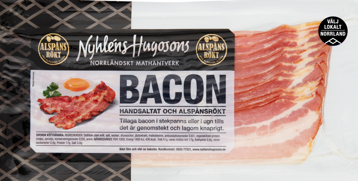 Bacon alspånsrökt
