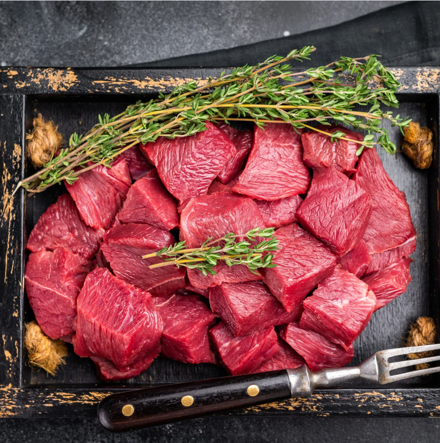 Grytbitar av rådjur 1,5 kg