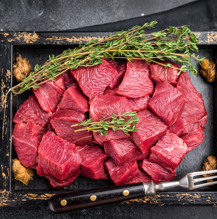 Grytbitar av rådjur 2,0 kg