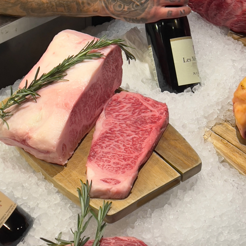 Japansk Wagyu ryggbiff A5+