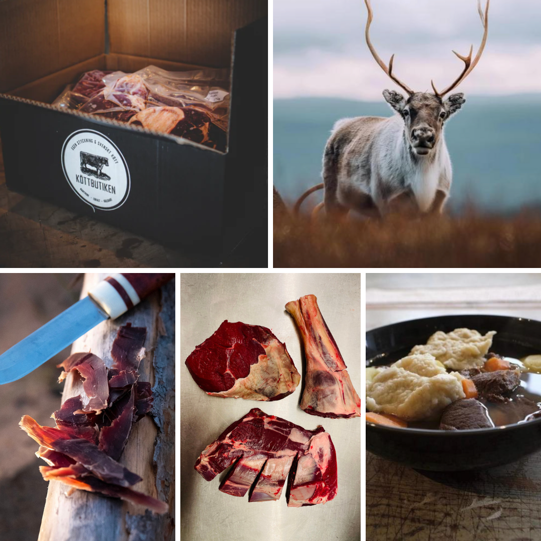 Renköttlåda inkl. renskav från Norrbotten