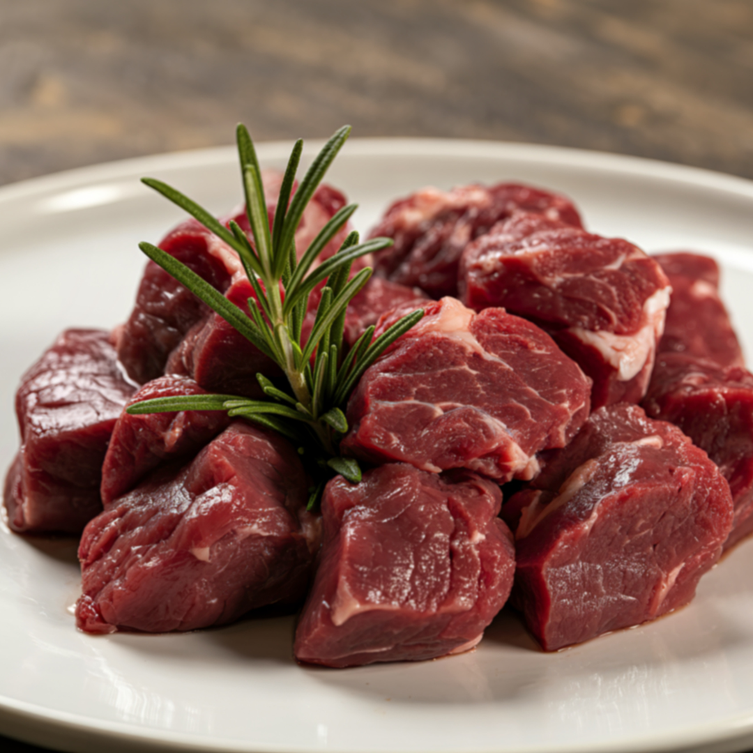 Dovhjortsgrytbitar 2kg – Svenskt viltkött av högsta kvalitet