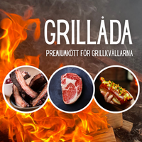 [KAMPANJ] Grillådan – 4,5 kg ink entrecôte från Creekstone Farms